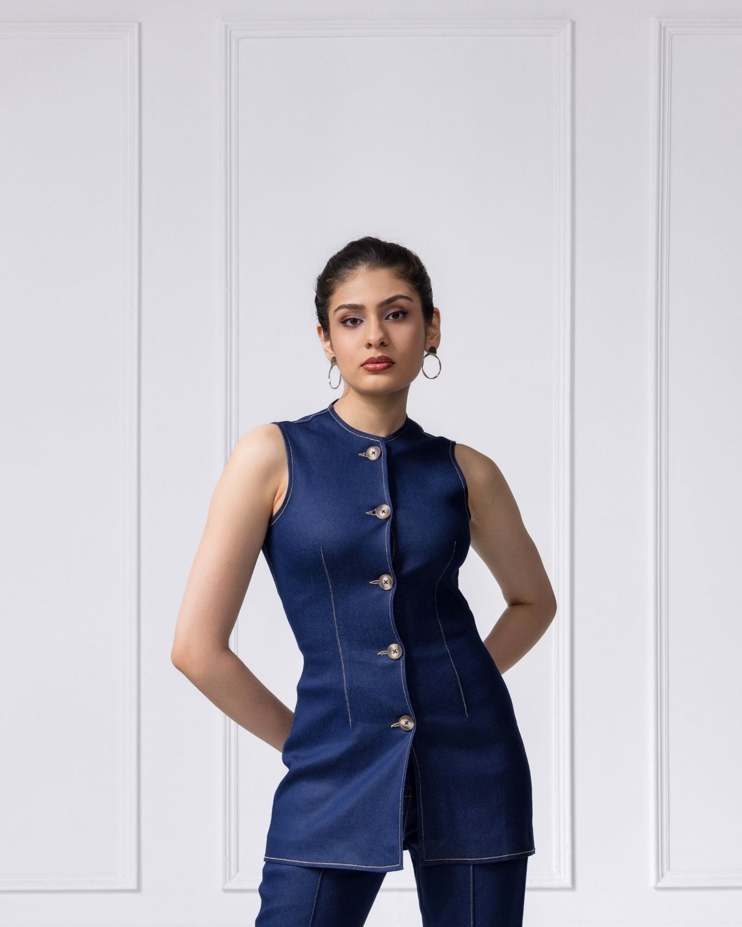 The Denim Bloom set