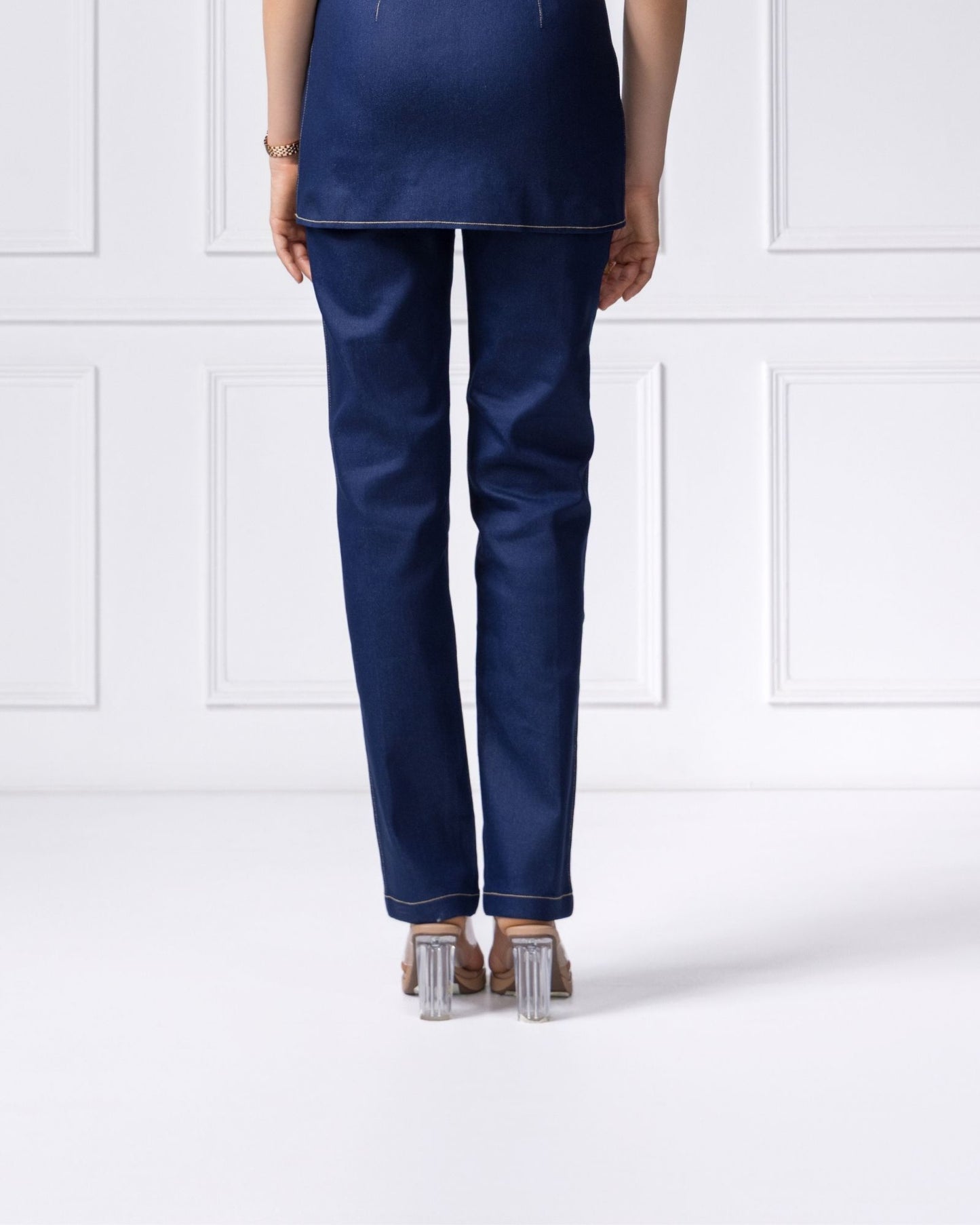 The Denim Bloom set