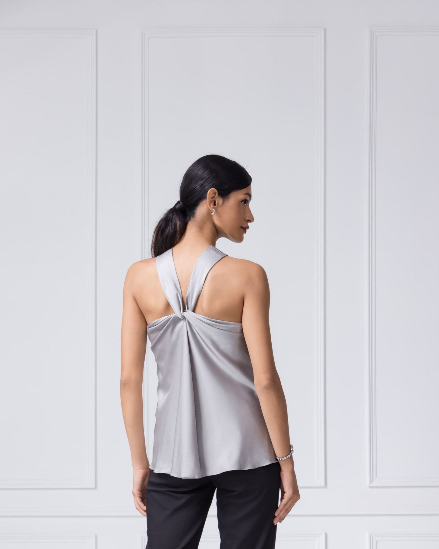 The Silver Slip Top