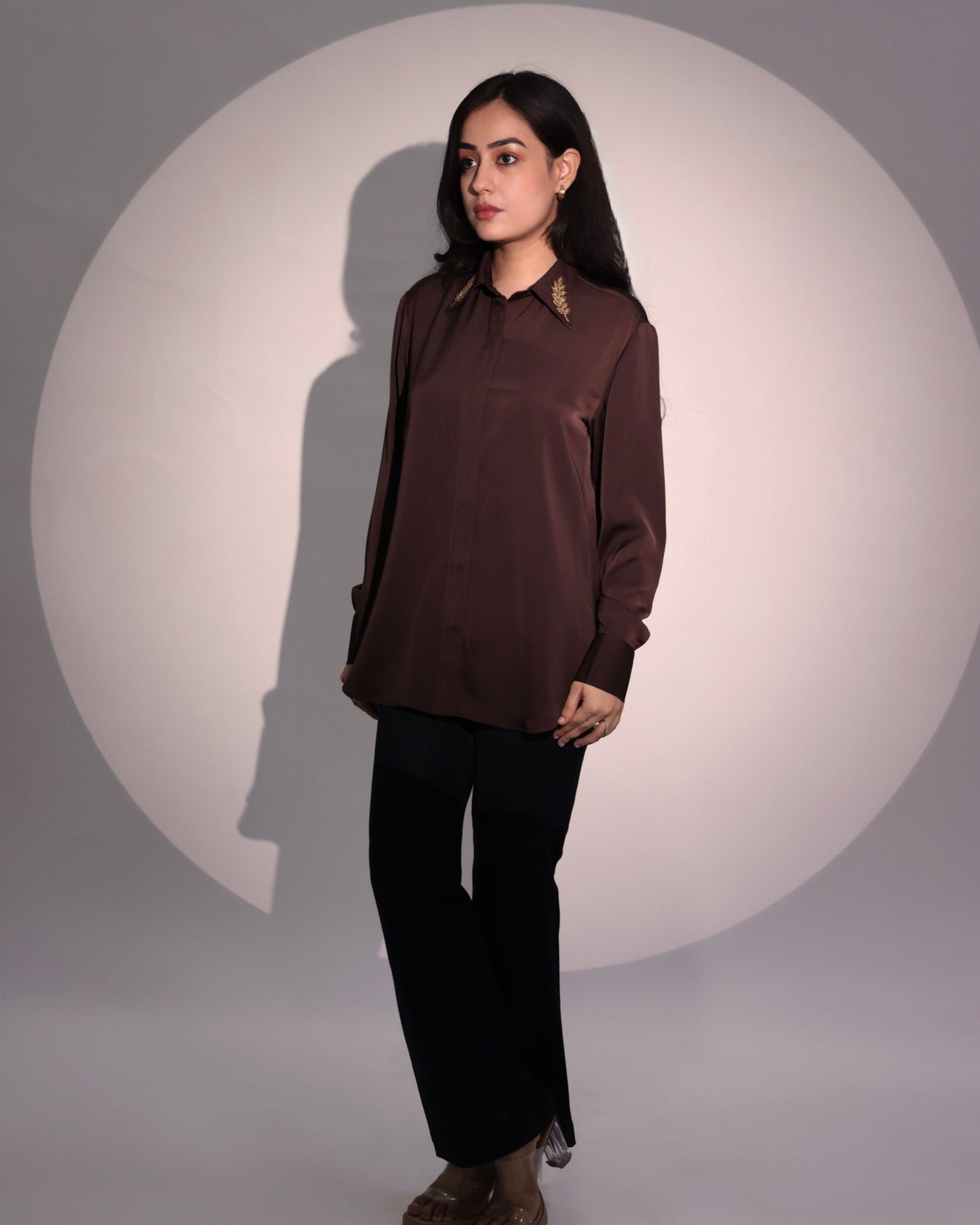 The Mocha Luxe shirt