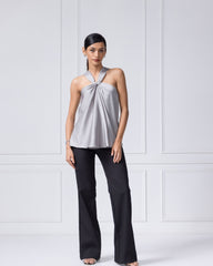 The Silver Slip Top