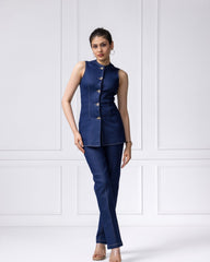The Denim Bloom set