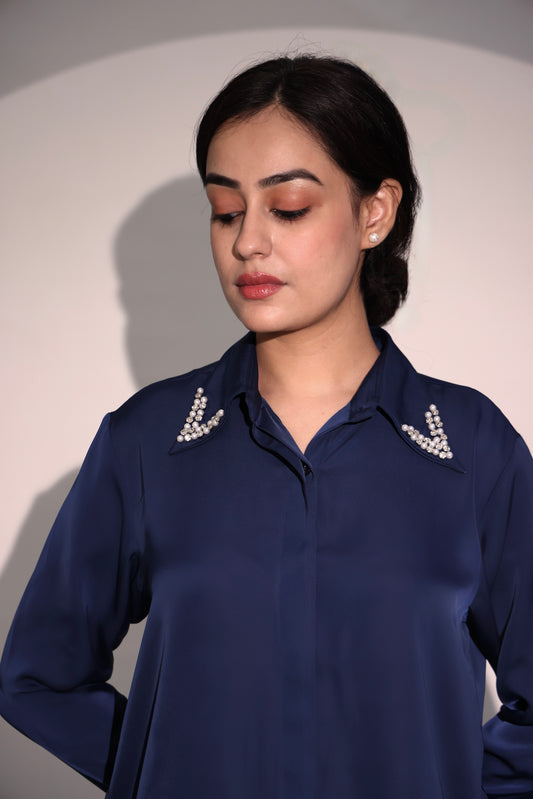 The Crystal Collar shirt